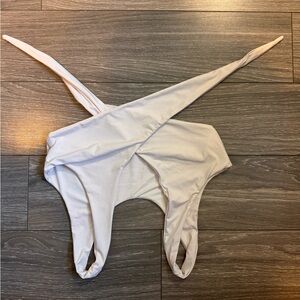 White Wrap Women’s Swim Top